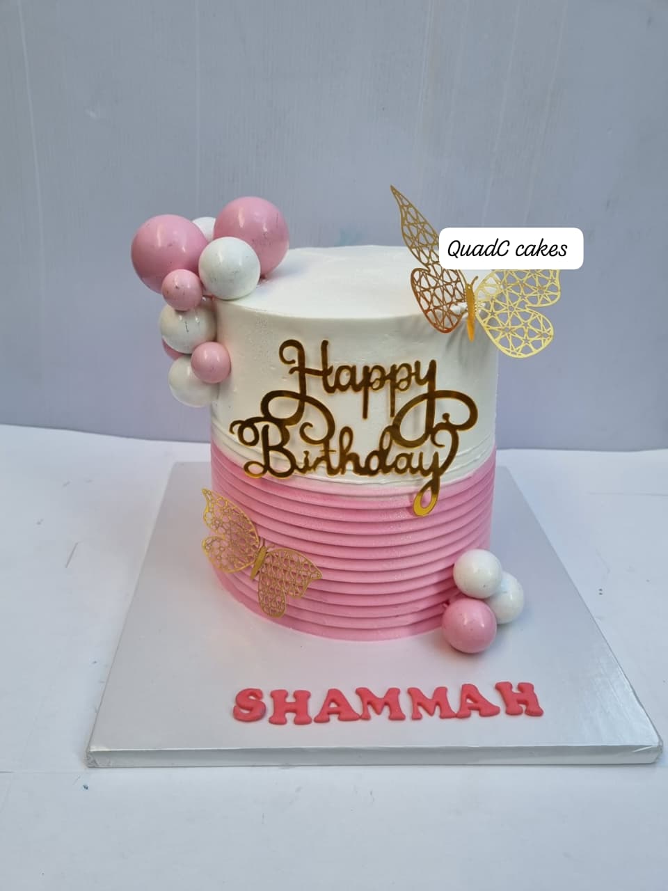 QuadC Cakes – pink birthday