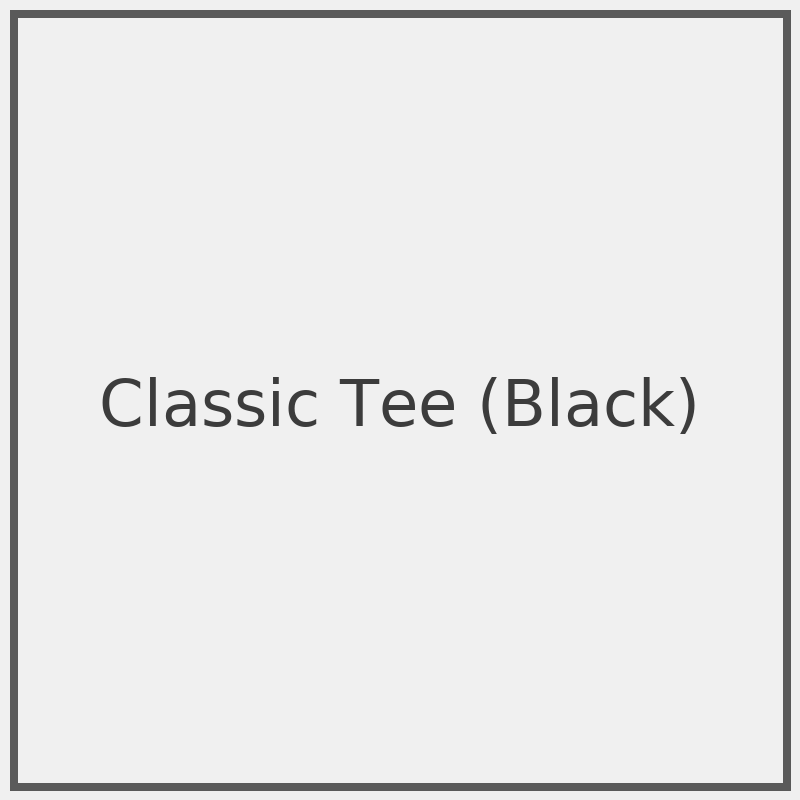 Classic Tee (Black)